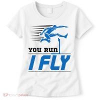 Hurdles Track And Field Hurdler Hurdle Runner You Run I Fly Women's T-Shirt thumb 0