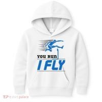 Hurdles Track And Field Hurdler Hurdle Runner You Run I Fly Kids Hoodie thumb 0