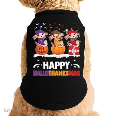Happy Thanksmas Axolotl Doggie Tank