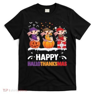 Happy Thanksmas Axolotl T-Shirt