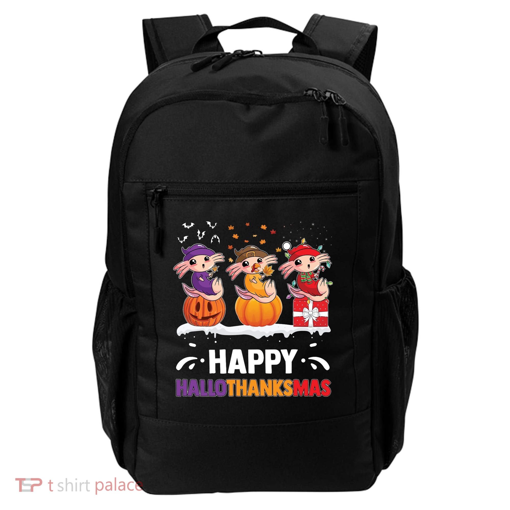 Happy Thanksmas Axolotl Backpack