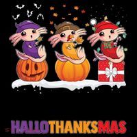 Happy Thanksmas Axolotl Coffee Mug thumb 5