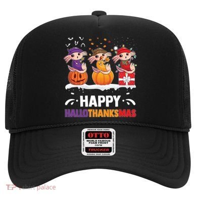 Happy Thanksmas Axolotl Hat