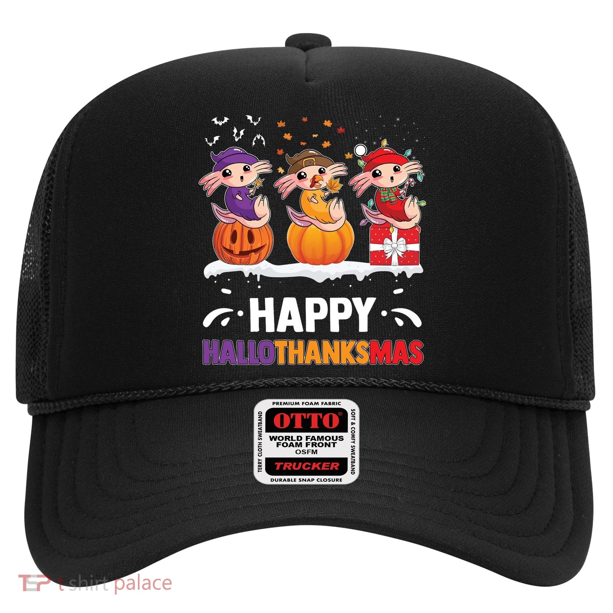 Happy Thanksmas Axolotl Hat