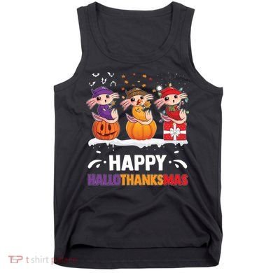 Happy Thanksmas Axolotl Tank Top