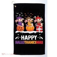 Happy Thanksmas Axolotl Golf Towel thumb 0
