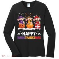 Happy Thanksmas Axolotl Women's Long Sleeve Shirt thumb 0