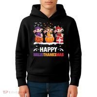 Happy Thanksmas Axolotl Kids Hoodie thumb 4