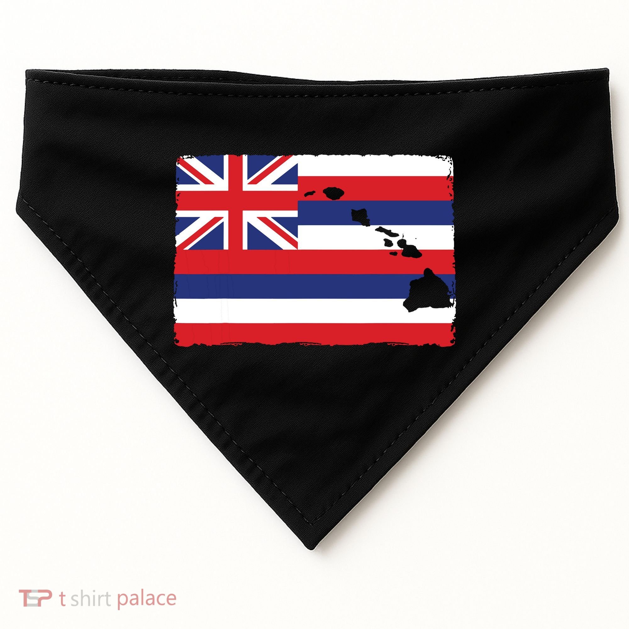 Hawaii The Aloha State Flag By Hawaii Nei All Day USA-Made Doggie Bandana