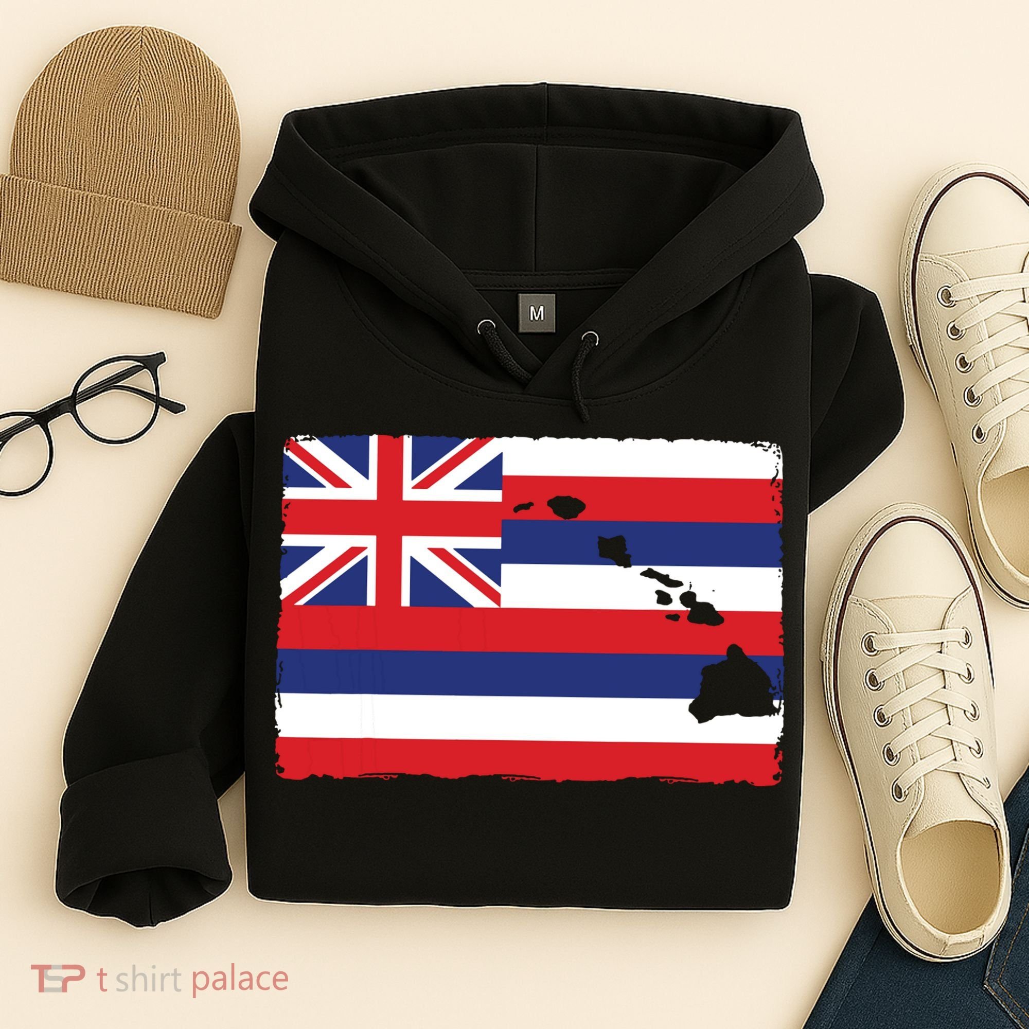 Hawaii The Aloha State Flag By Hawaii Nei All Day Hoodie