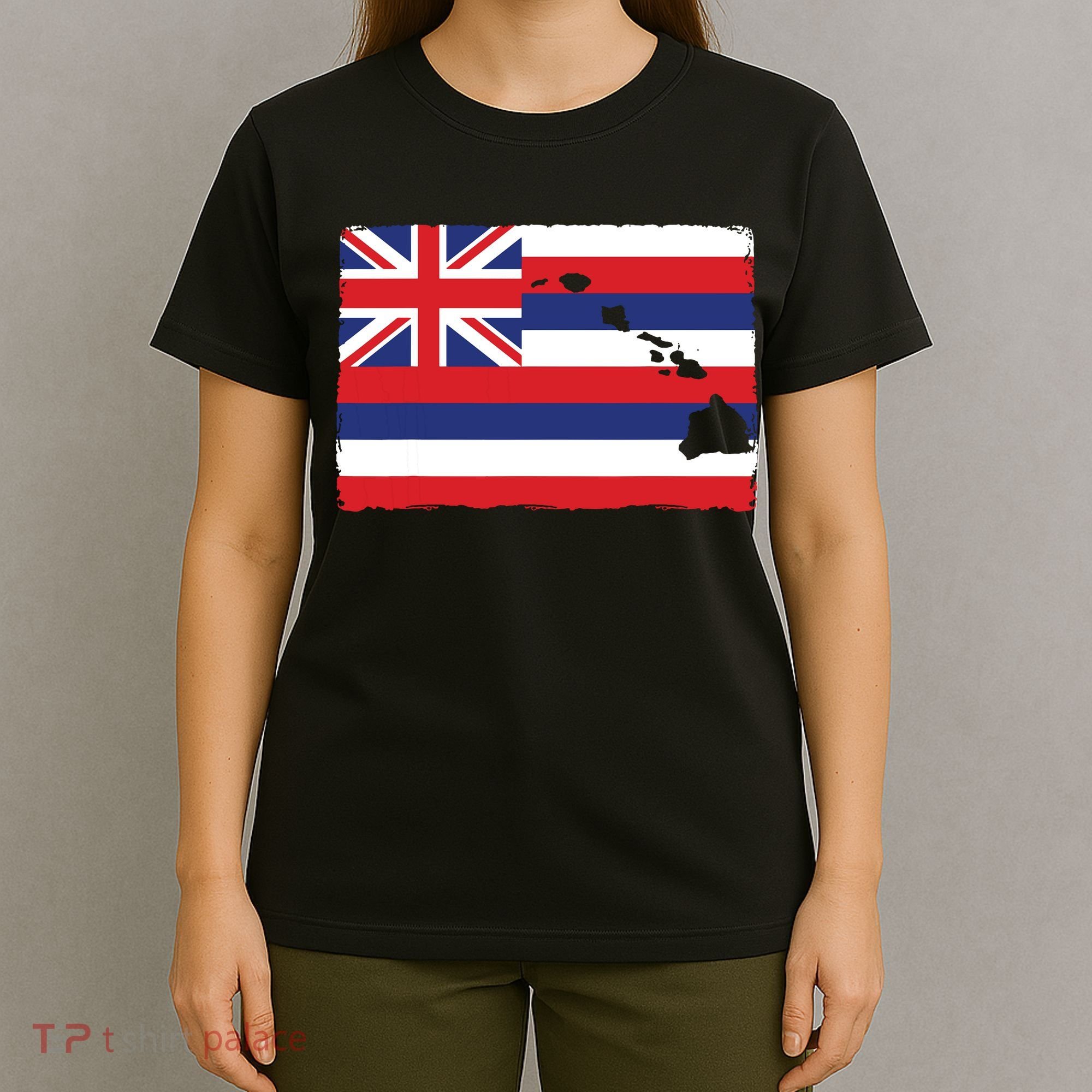 Hawaii The Aloha State Flag By Hawaii Nei All Day T-Shirt