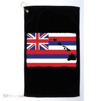 Hawaii The Aloha State Flag By Hawaii Nei All Day Golf Towel thumb 0