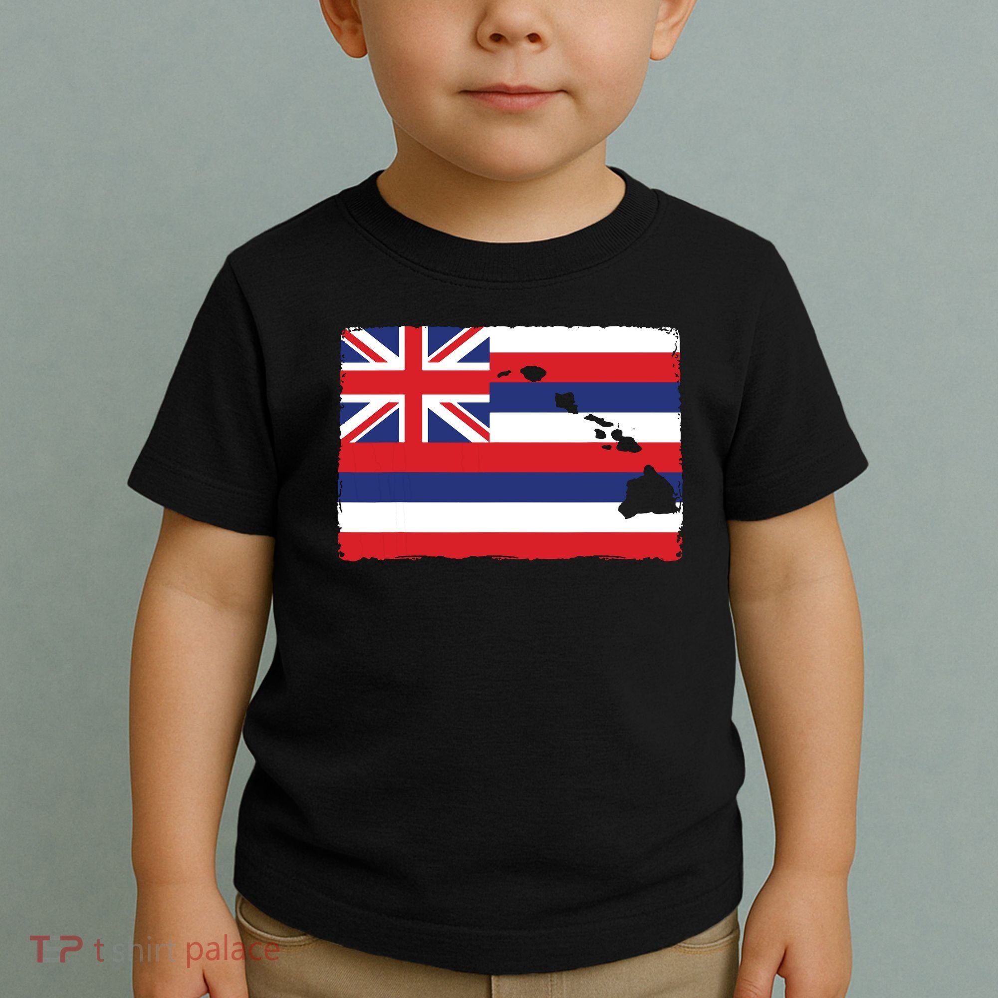 Hawaii The Aloha State Flag By Hawaii Nei All Day Toddler T-Shirt