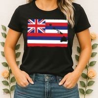 Hawaii The Aloha State Flag By Hawaii Nei All Day Women's T-Shirt thumb 2