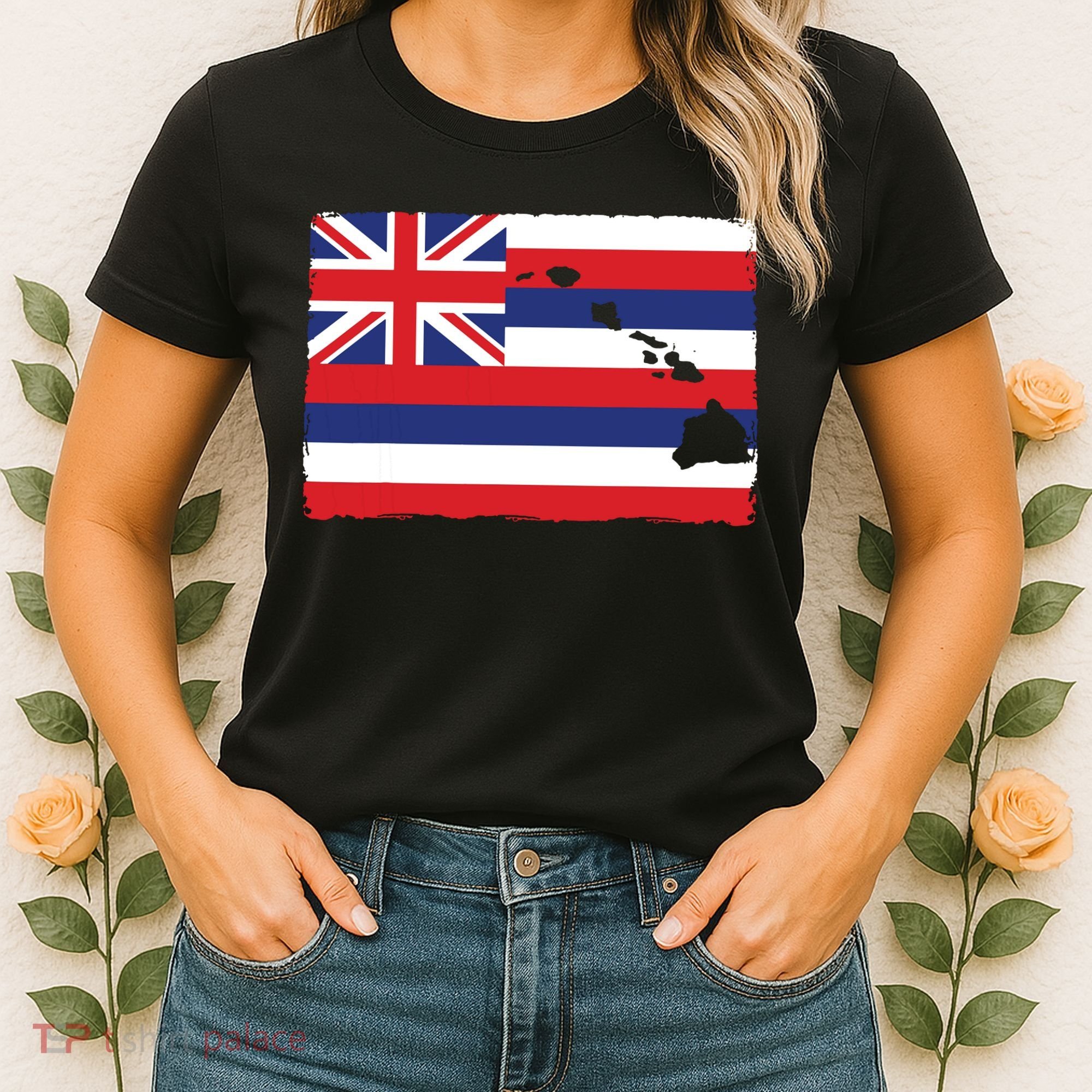 Hawaii The Aloha State Flag By Hawaii Nei All Day Women's T-Shirt