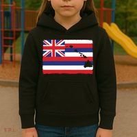 Hawaii The Aloha State Flag By Hawaii Nei All Day Kids Hoodie thumb 3