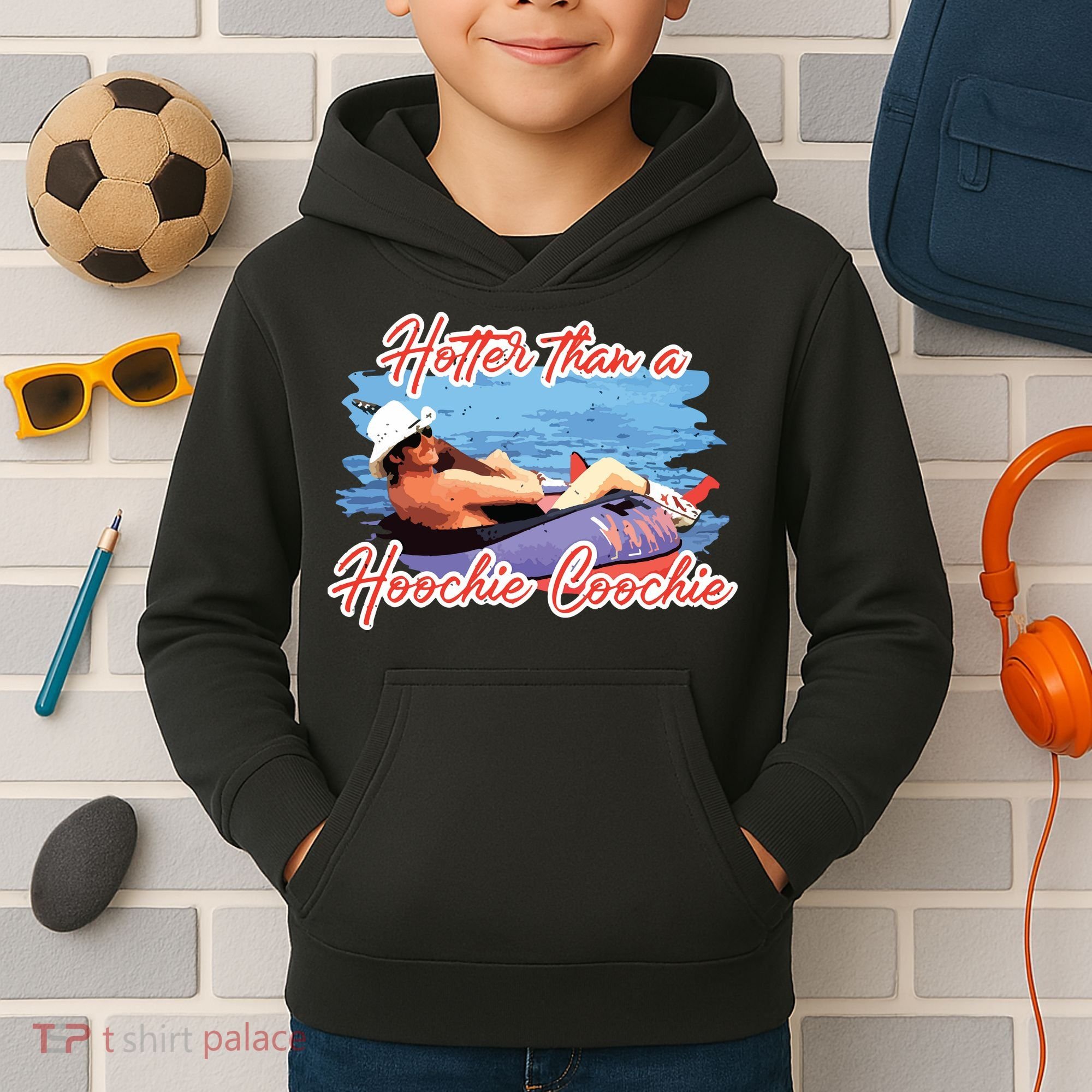 Hotter Than A Hoochie Coochie Country Kids Hoodie