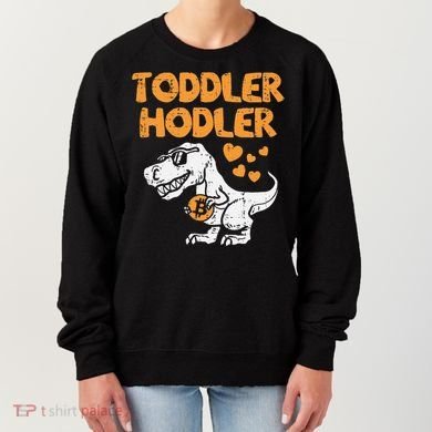 Hodler Trex Bitcoin BTC Crypto Cryptocurrency Women's Sweatshirt