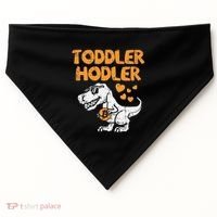Hodler Trex Bitcoin BTC Crypto Cryptocurrency USA-Made Doggie Bandana thumb 0