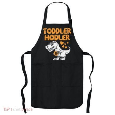 Hodler Trex Bitcoin BTC Crypto Cryptocurrency Apron