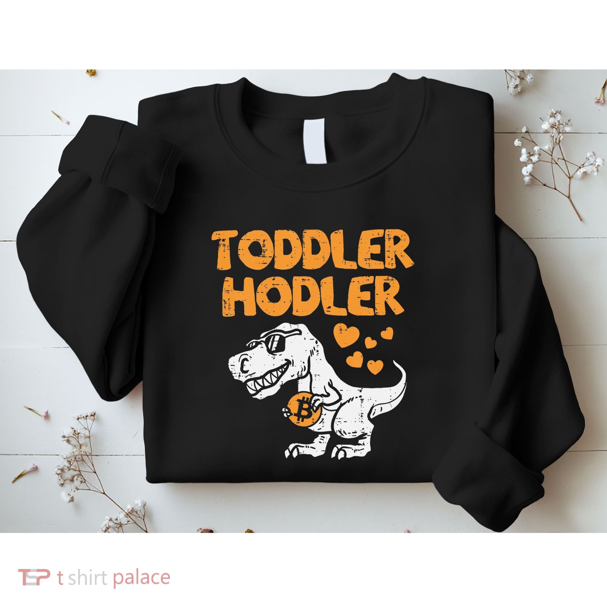 Hodler Trex Bitcoin BTC Crypto Cryptocurrency Sweatshirt