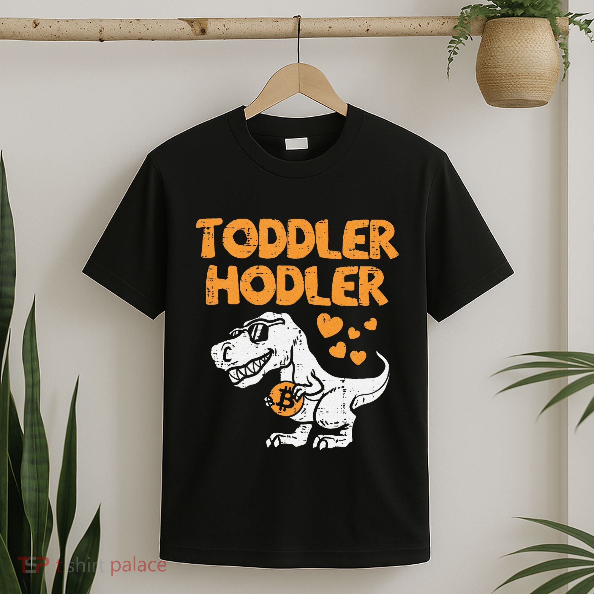Hodler Trex Bitcoin BTC Crypto Cryptocurrency T-Shirt