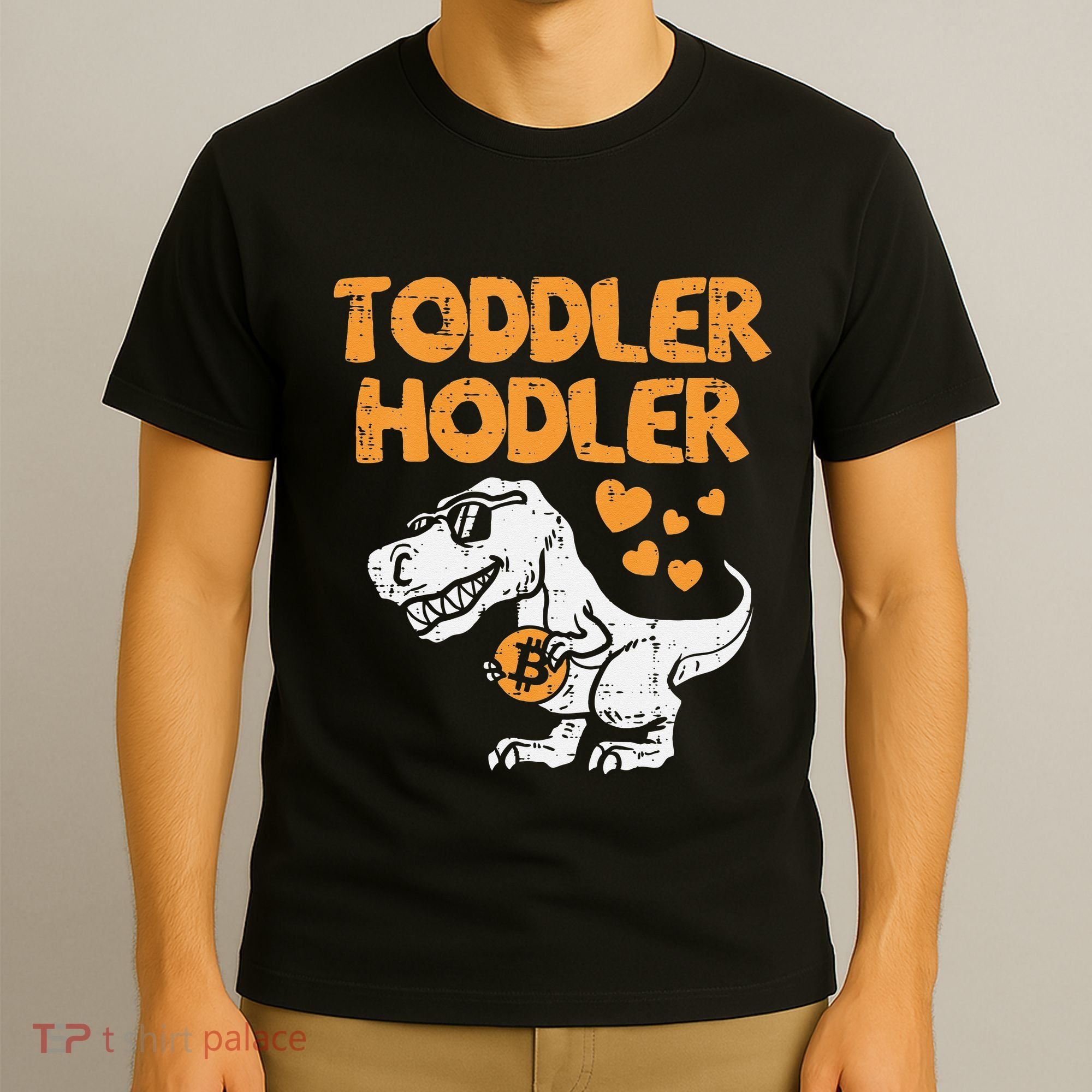 Hodler Trex Bitcoin BTC Crypto Cryptocurrency T-Shirt