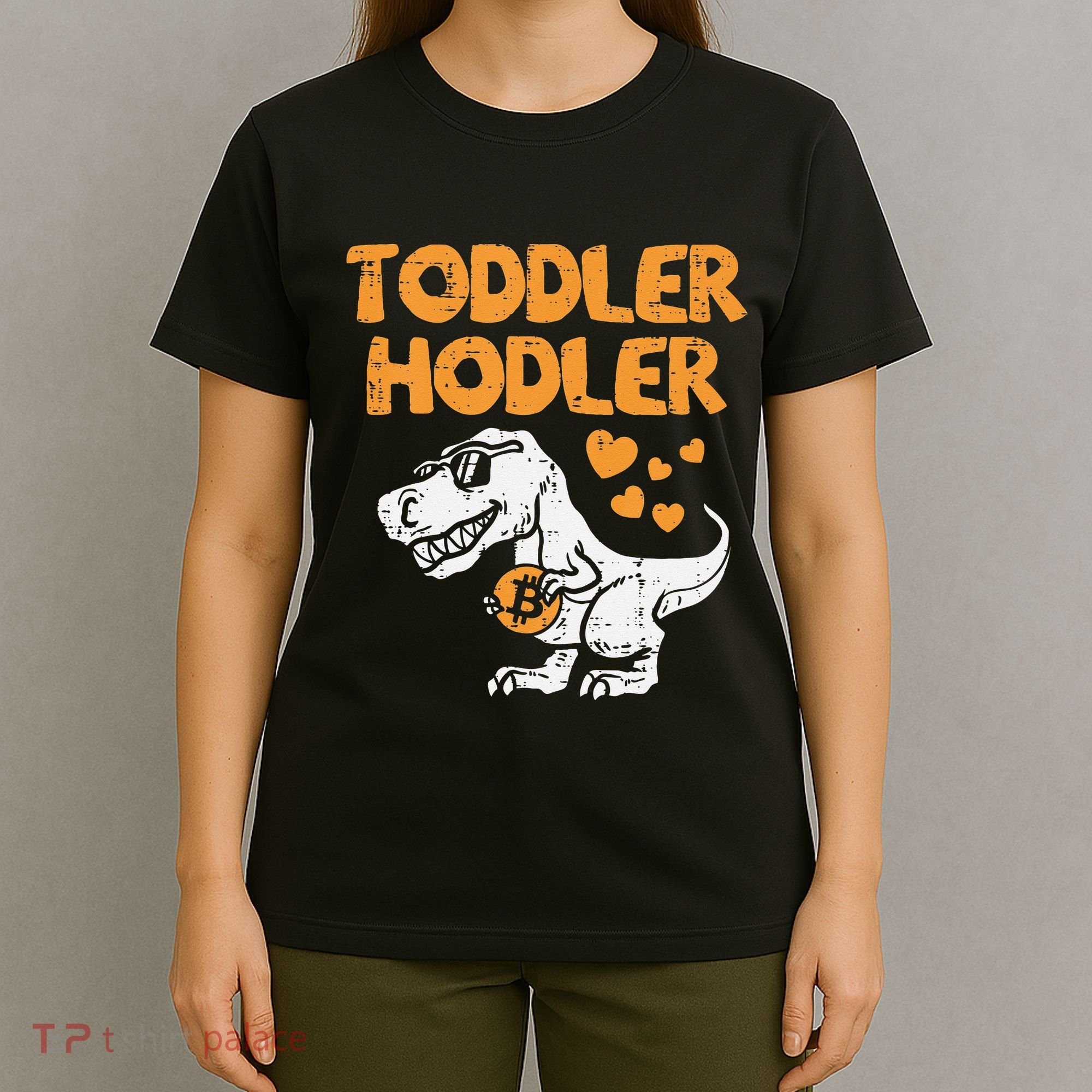 Hodler Trex Bitcoin BTC Crypto Cryptocurrency T-Shirt