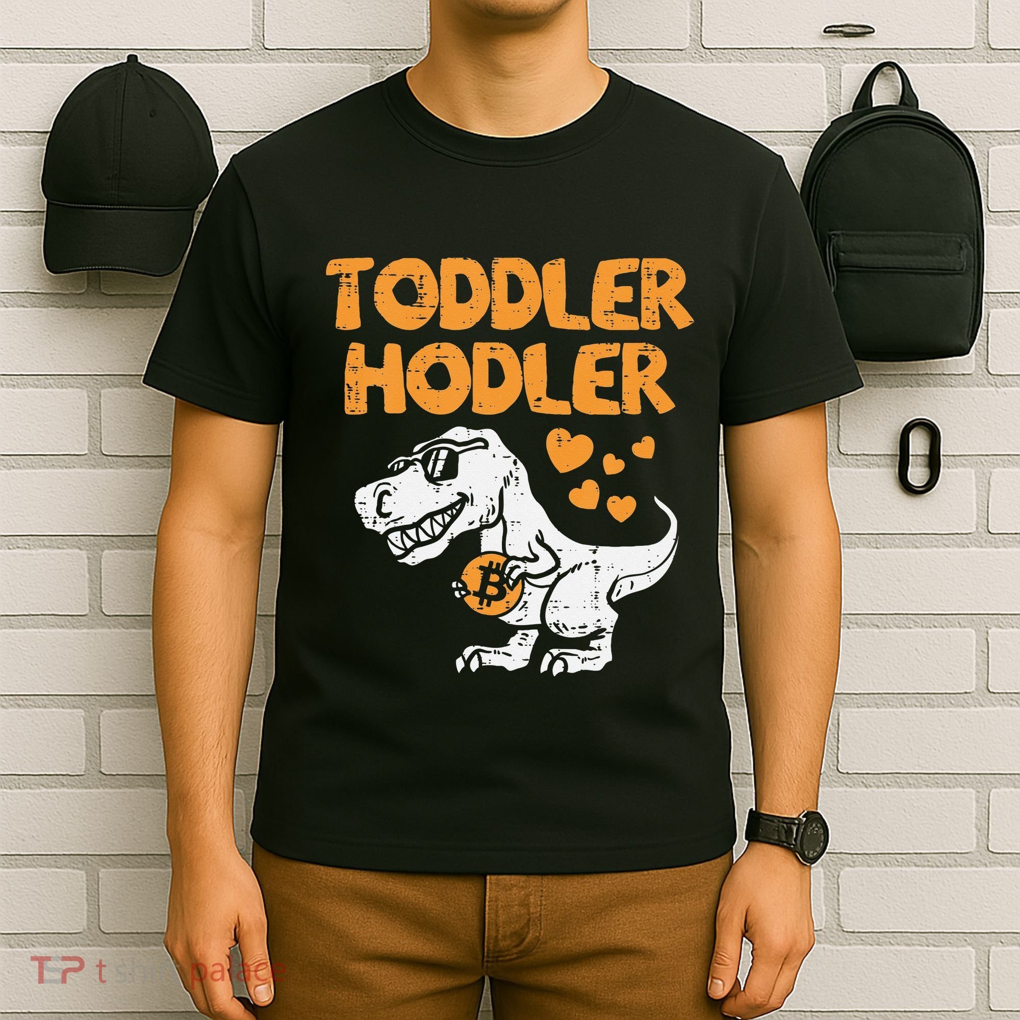 Hodler Trex Bitcoin BTC Crypto Cryptocurrency T-Shirt