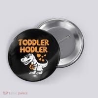 Hodler Trex Bitcoin BTC Crypto Cryptocurrency Button thumb 0