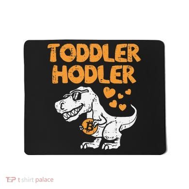 Hodler Trex Bitcoin BTC Crypto Cryptocurrency Mousepad
