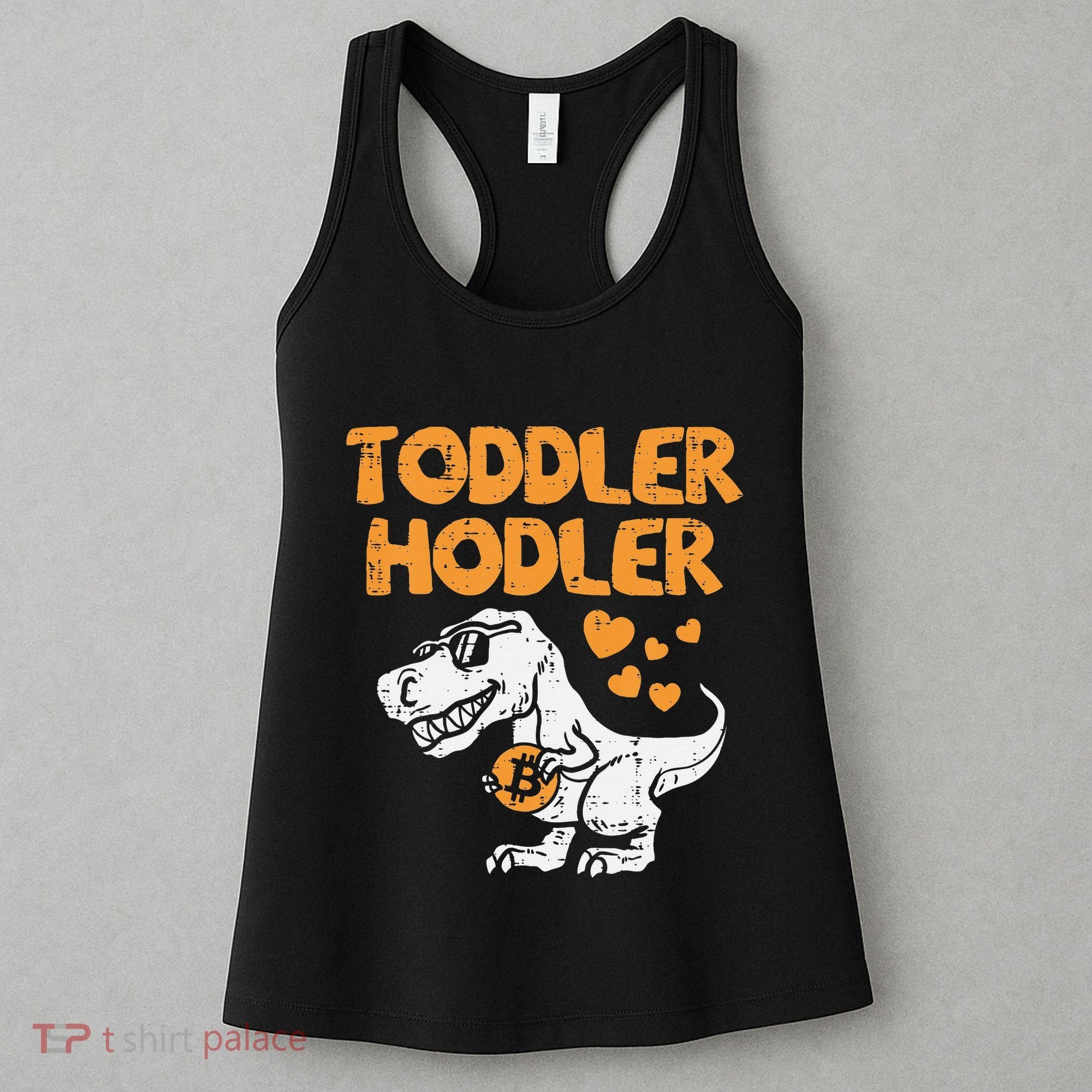 Hodler Trex Bitcoin BTC Crypto Cryptocurrency Women's Tank Top
