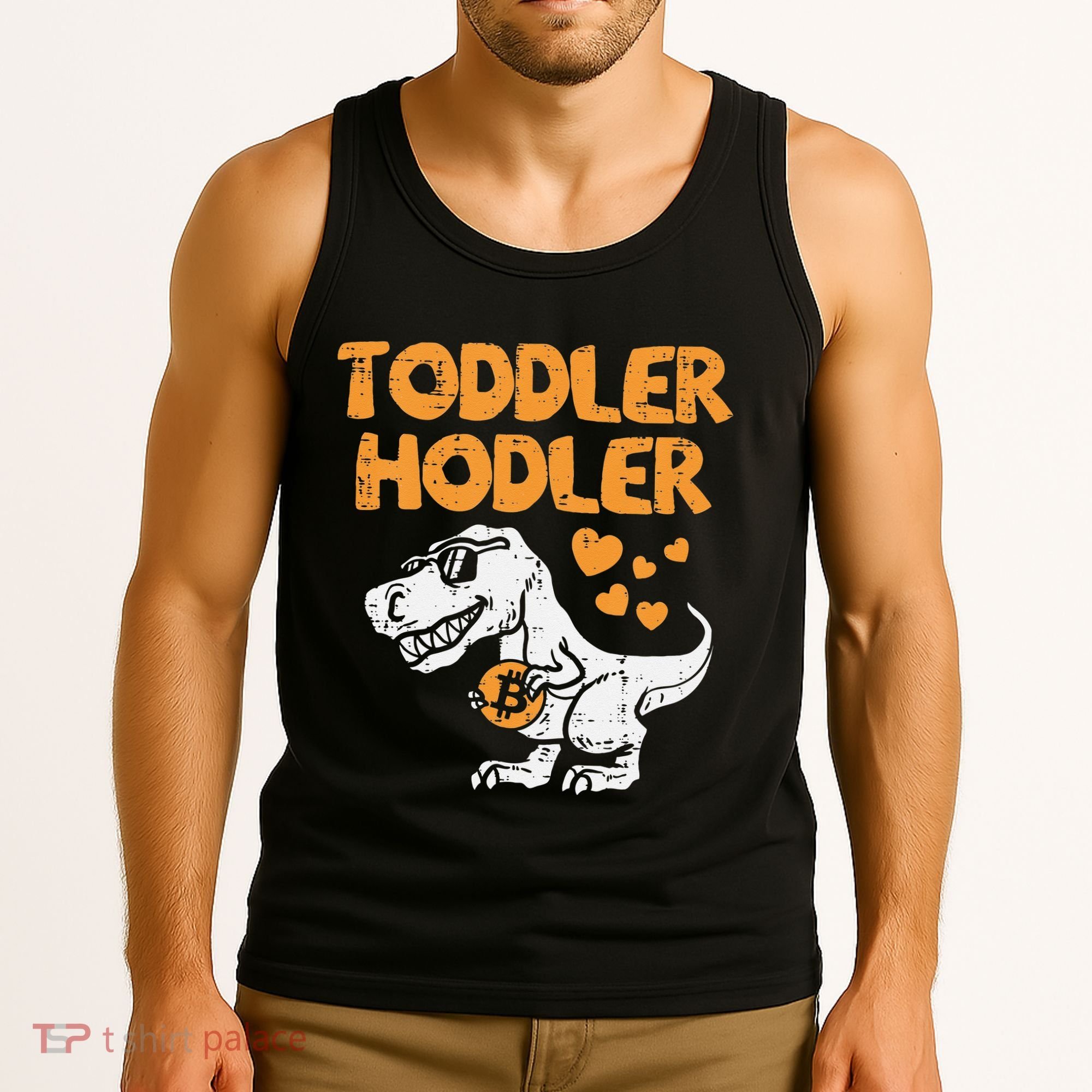 Hodler Trex Bitcoin BTC Crypto Cryptocurrency Tank Top