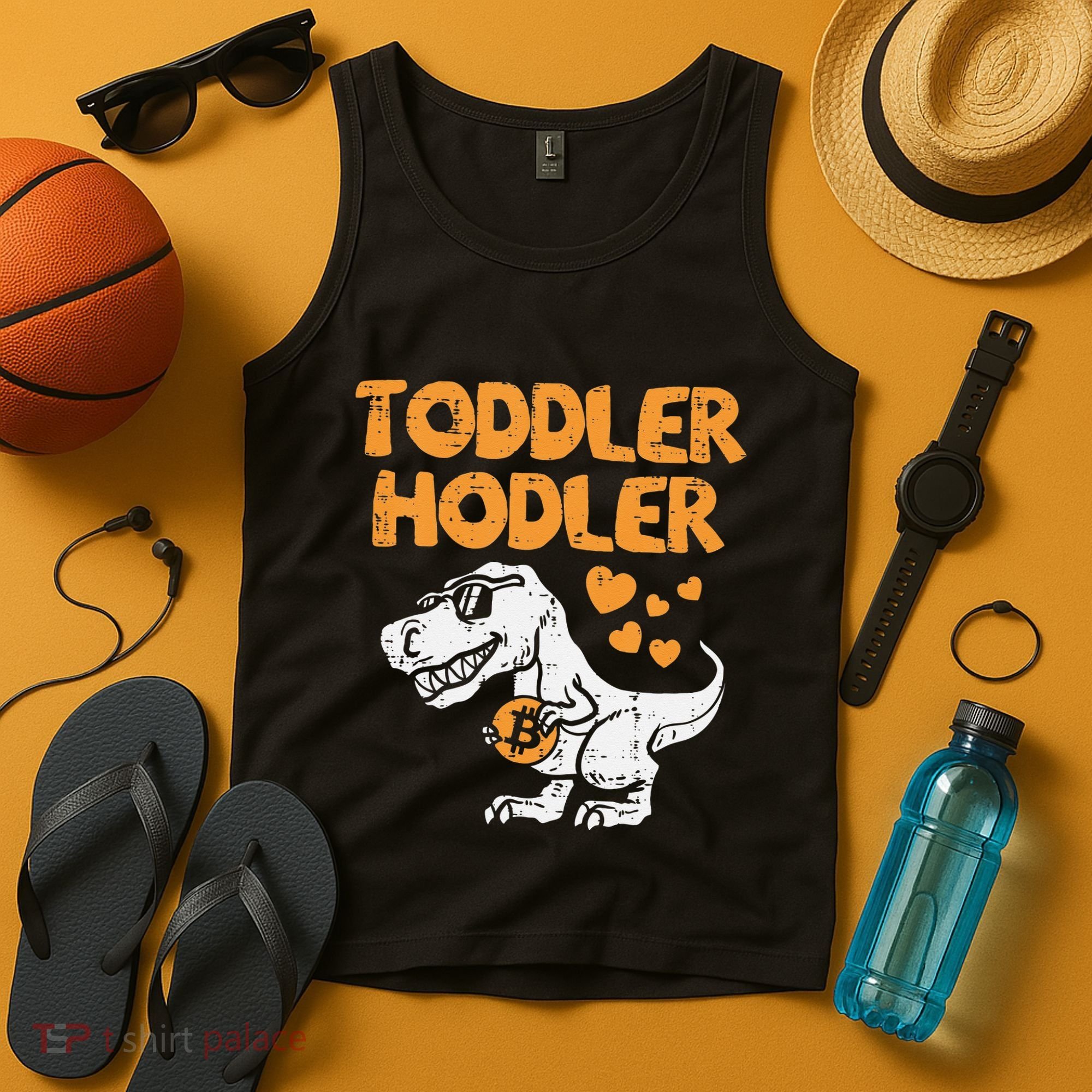 Hodler Trex Bitcoin BTC Crypto Cryptocurrency Tank Top