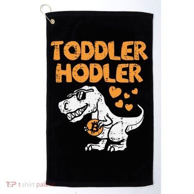Hodler Trex Bitcoin BTC Crypto Cryptocurrency Golf Towel