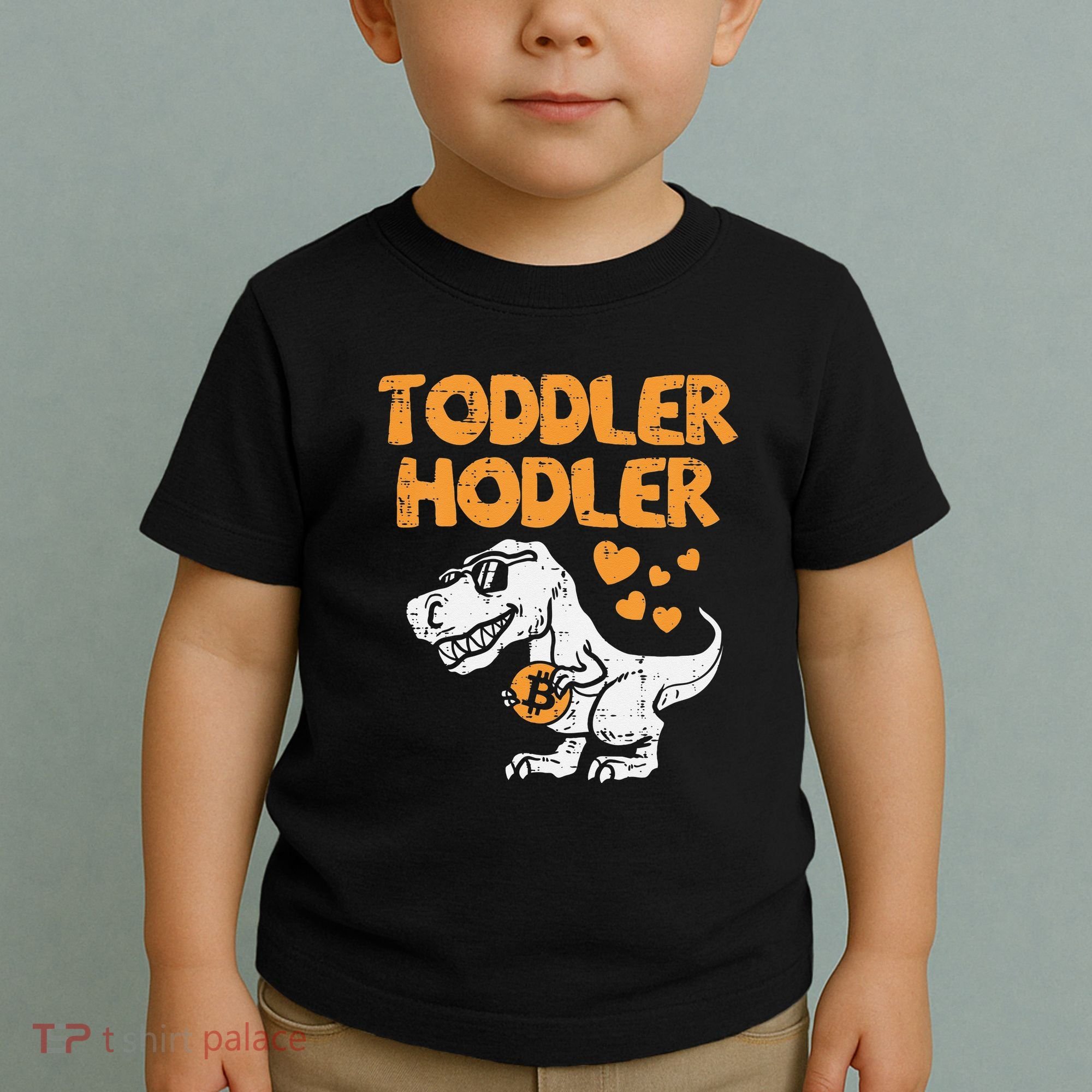Hodler Trex Bitcoin BTC Crypto Cryptocurrency Toddler T-Shirt