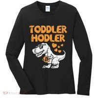 Hodler Trex Bitcoin BTC Crypto Cryptocurrency Women's Long Sleeve Shirt thumb 0