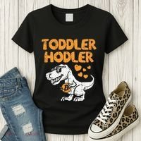 Hodler Trex Bitcoin BTC Crypto Cryptocurrency Women's T-Shirt thumb 3