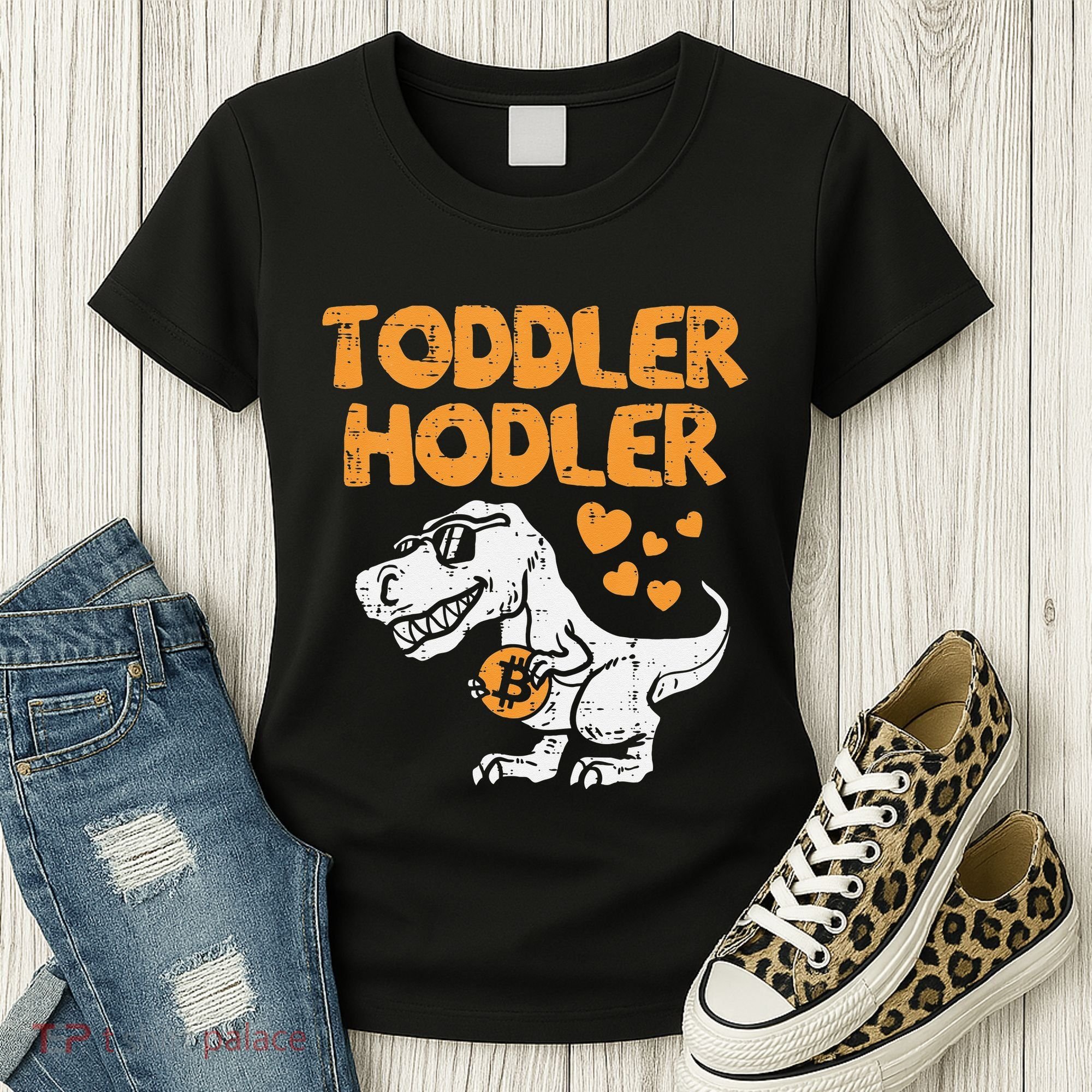 Hodler Trex Bitcoin BTC Crypto Cryptocurrency Women's T-Shirt