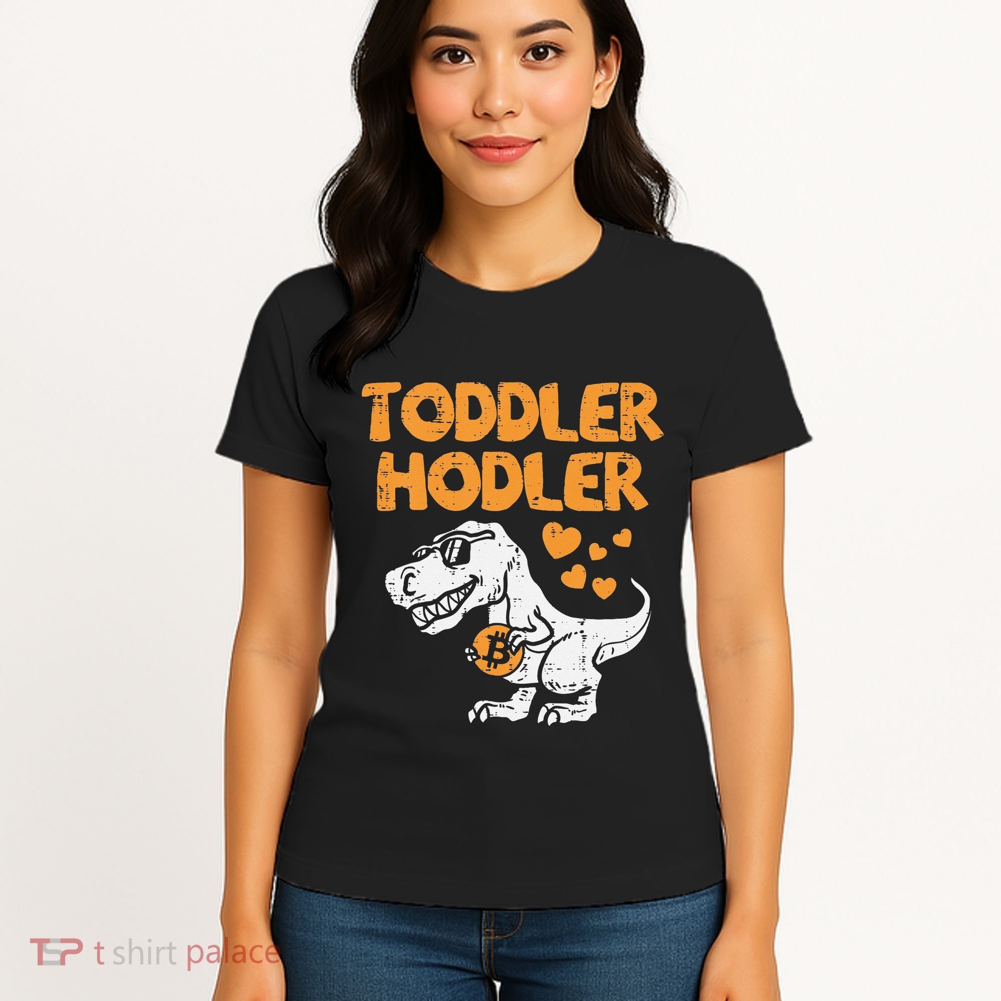 Hodler Trex Bitcoin BTC Crypto Cryptocurrency Women's T-Shirt