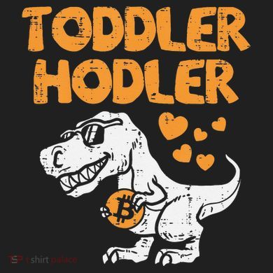 Hodler Trex Bitcoin BTC Crypto Cryptocurrency Plastic Christmas Ball Ornament
