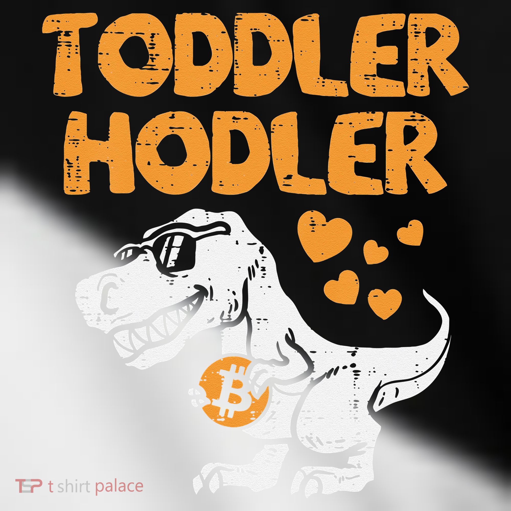 Hodler Trex Bitcoin BTC Crypto Cryptocurrency Toddler Fine Jersey T-Shirt
