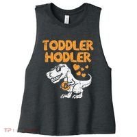 Hodler Trex Bitcoin BTC Crypto Cryptocurrency Women's Racerback Cropped Tank thumb 0