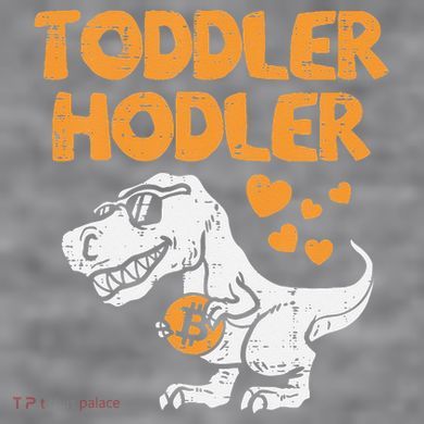 Hodler Trex Bitcoin BTC Crypto Cryptocurrency Women's Racerback Cropped Tank
