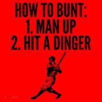 How To Bunt, Hit A Dinger Funny Baseball Player Home Run Fun Santa Hat thumb 1