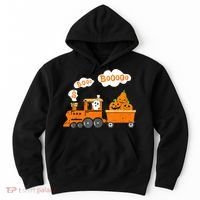 Halloween Train Boo Ghost Pumpkin Toddler Boys Hoodie thumb 0