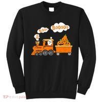 Halloween Train Boo Ghost Pumpkin Toddler Boys Sweatshirt thumb 0