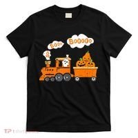Halloween Train Boo Ghost Pumpkin Toddler Boys T-Shirt thumb 0