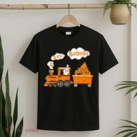Halloween Train Boo Ghost Pumpkin Toddler Boys T-Shirt thumb 2