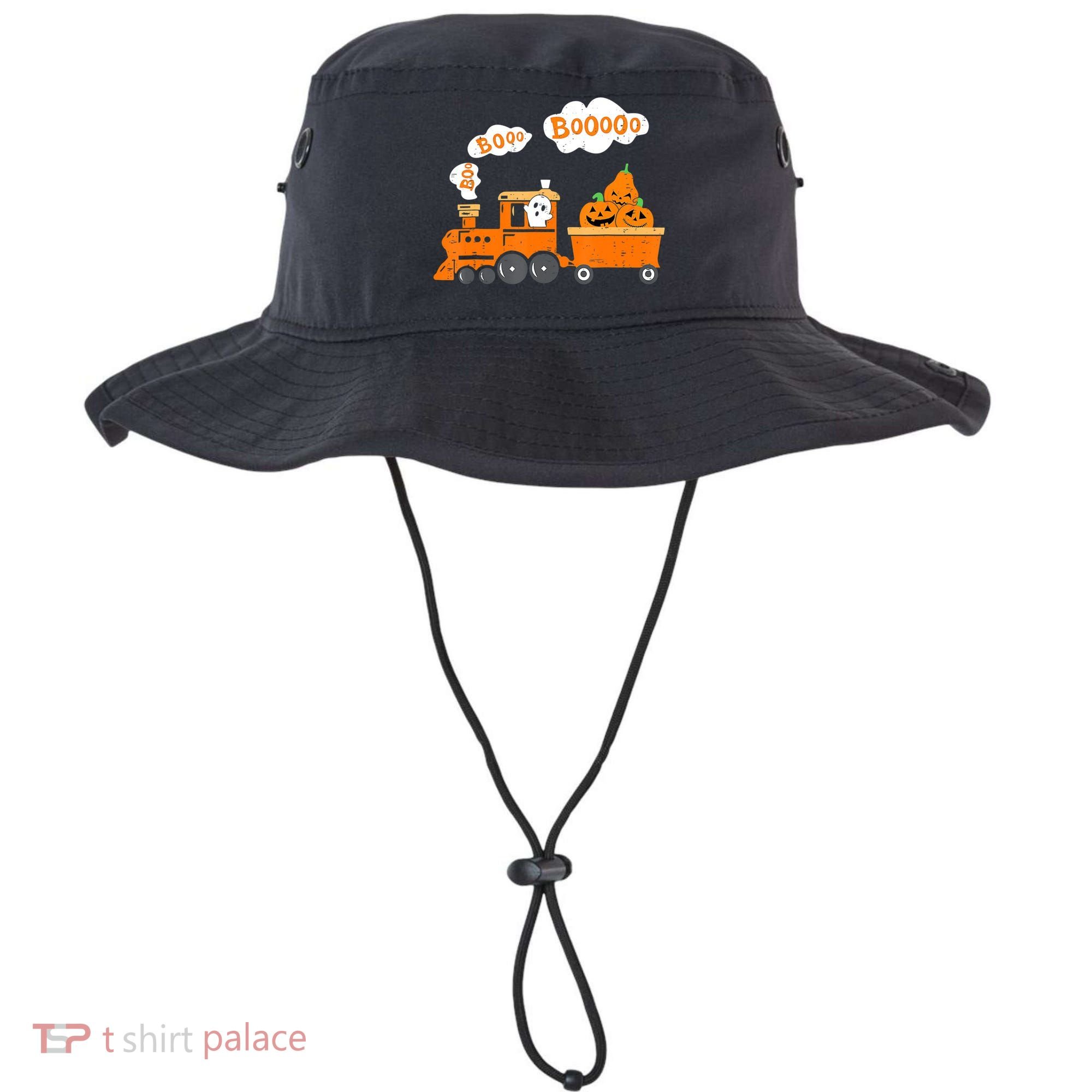 Halloween Train Boo Ghost Pumpkin Toddler Boys Bucket Hat